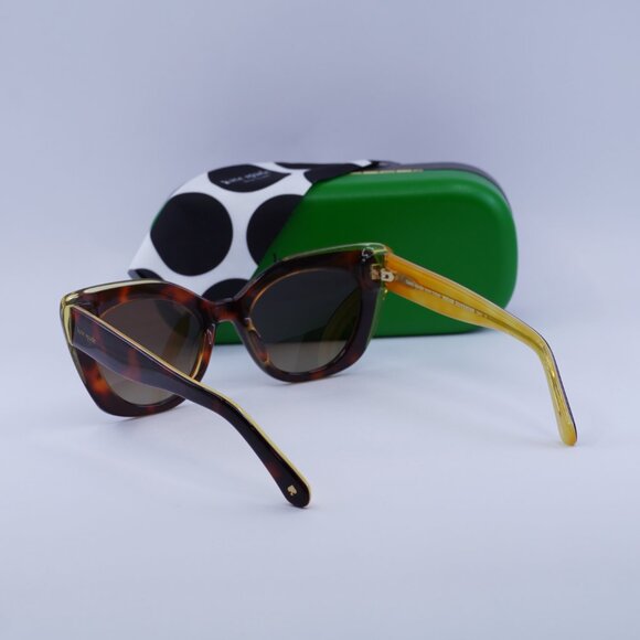 Kate Spade MARIGOLD/S 0086 LA Cat Eye Sunglasses – Havana/Brown Polarized
